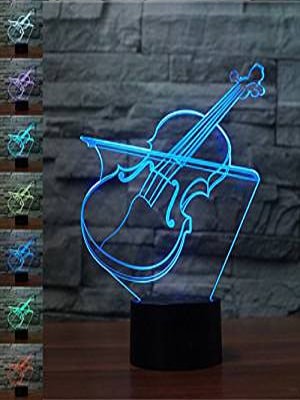 lampara 3d violin